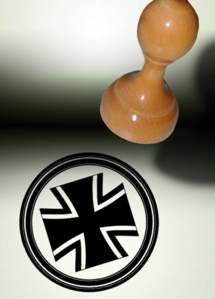 Stempel "Balkenkreuz Bundeswehr"