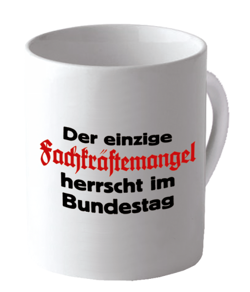 Becher „Fachkräftemangel“