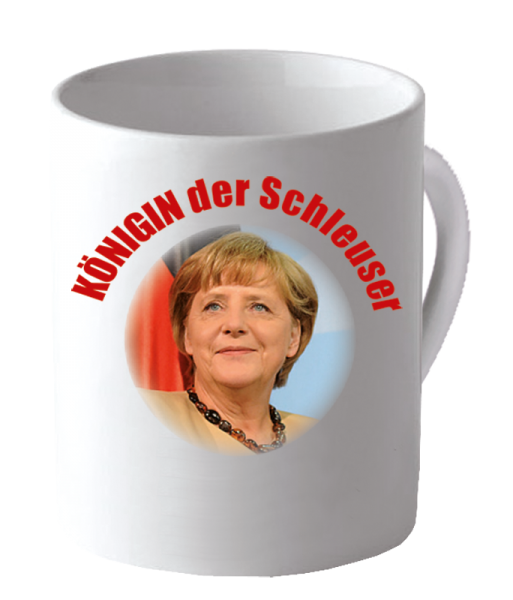 Becher „Königin der Schleuser“