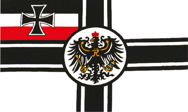 Tischfähnchen Reichskriegsflagge