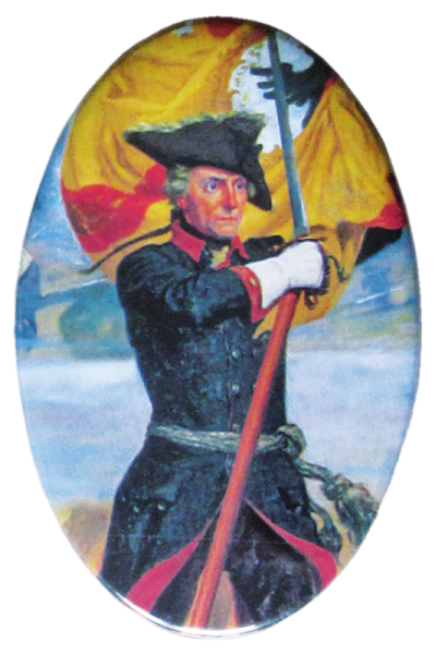 „Friedrich der Große mit Fahne“