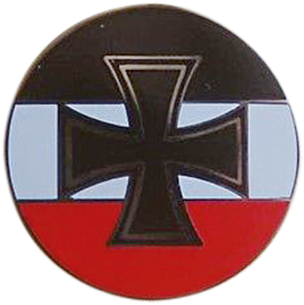 "Eisernes Kreuz schwarz weiß rot"