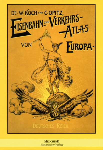 Eisenbahn- und Verkehrs-Atlas von Europa