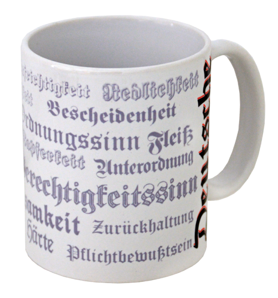 Becher „Deutsche Tugenden“