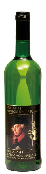 Preußen-Wein „Friedrich der Große“.