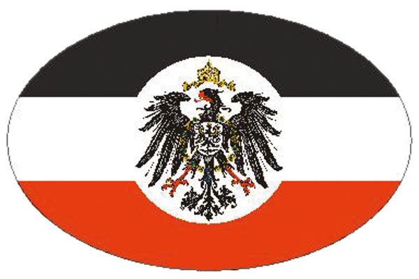 Aufkleber „Deutsches Reich“