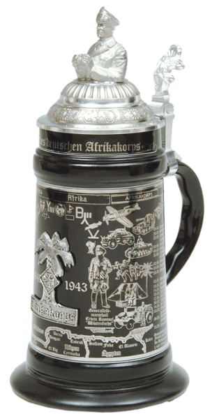 Porzellankrug „Afrika-Korps“