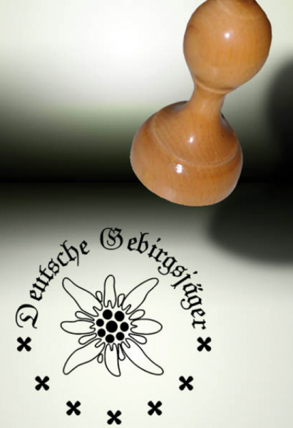 Stempel "Gebirgsjäger"