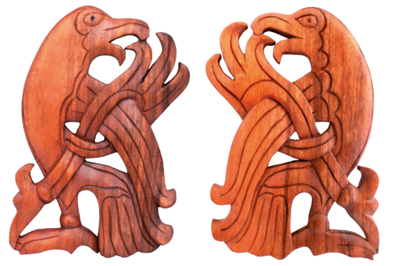 Doppel-Wandbild „Hugin und Munin“
