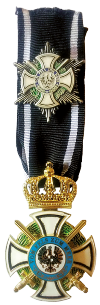 "Königlicher Hausorden von Hohenzollern – Kreuz der Ritter mit Schwertern"