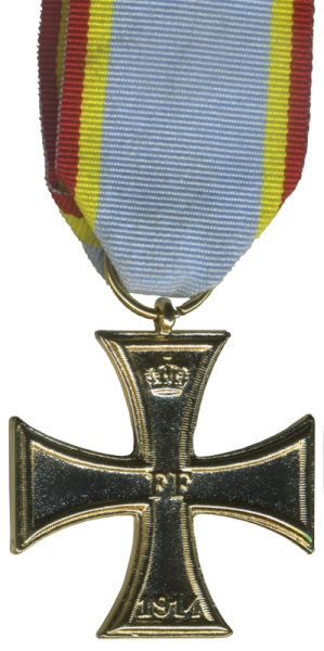 "Militärverdienstkreuz Mecklenburg-Schwerin von 1914 mit Band"