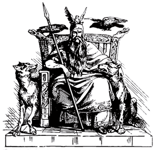 Wandaufkleber "Odin"