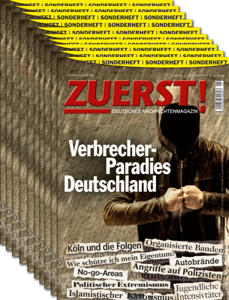 10 x Sonderheft ZUERST! "Verbrecher-Paradies Deutschland"
