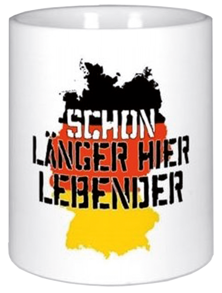 Becher „Schon länger hier Lebender“