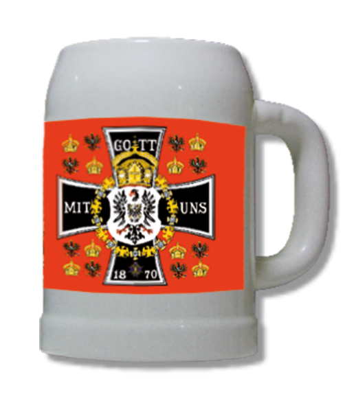 Bierkrug „Gott mit uns 1870“
