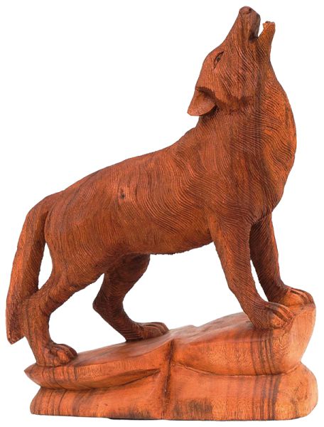 Wolf-Statue "Isegrim"