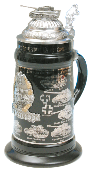 Porzellankrug „Die deutsche Panzertruppe“