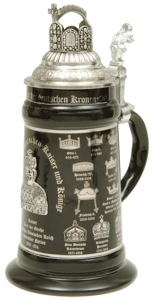 Porzellankrug „Deutsche Kronen“