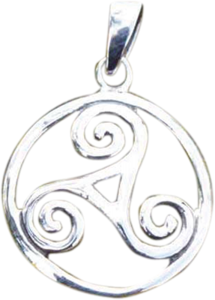 "Triskele" in silber