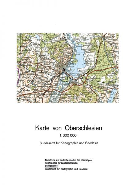 Provinzkarte Oberschlesien
