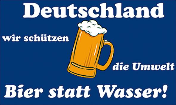 Bier statt Wasser