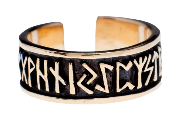 Runenring, bronze