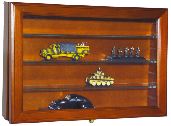 Holz-Wandvitrine