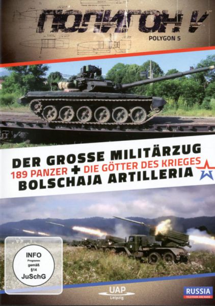 Der große Militärzug und Artillerie
