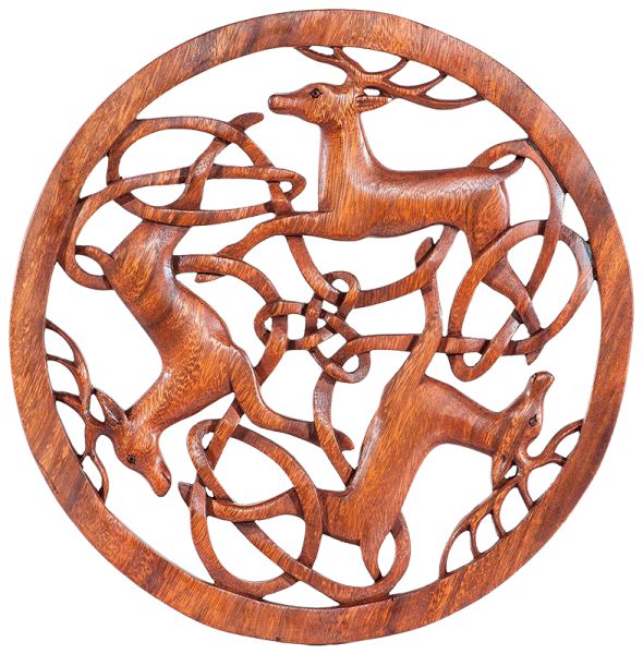 Wandbild "Eikthyrnir"