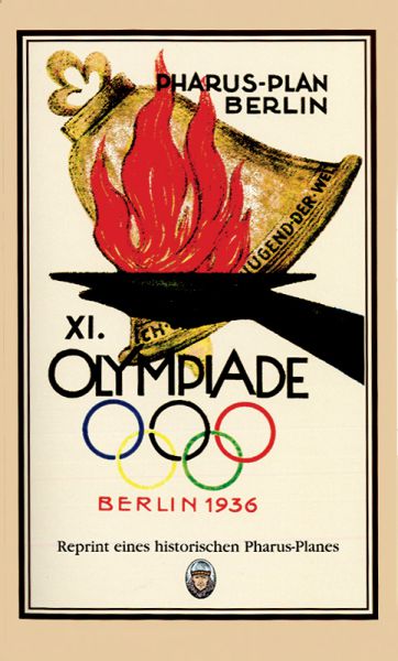 Plan zu den XI. Olympischen Spielen in Berlin 1936