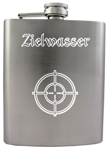 Flachmann „Zielwasser“