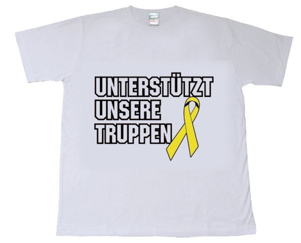„Unterstützt unsere Truppen“