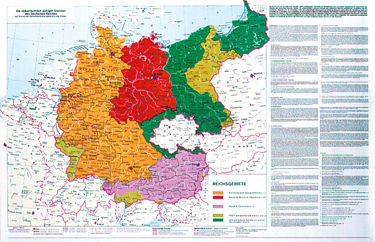 Politische Karte „Deutsche Reichsgebiete“  Lesen und Schenken