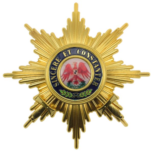 Roter Adlerorden Bruststern zum Großkreuz mit Schwertern